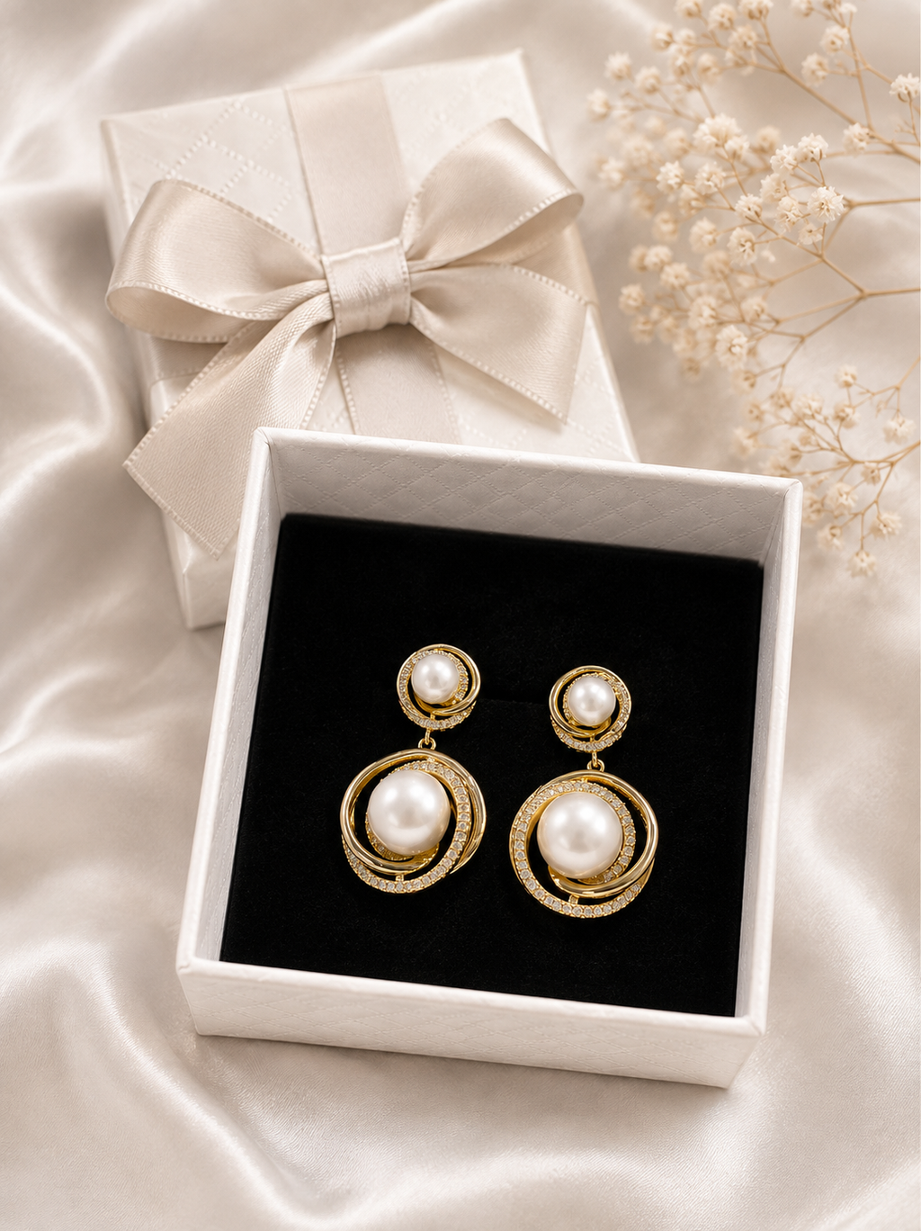 Eleanor Pearl Earrings