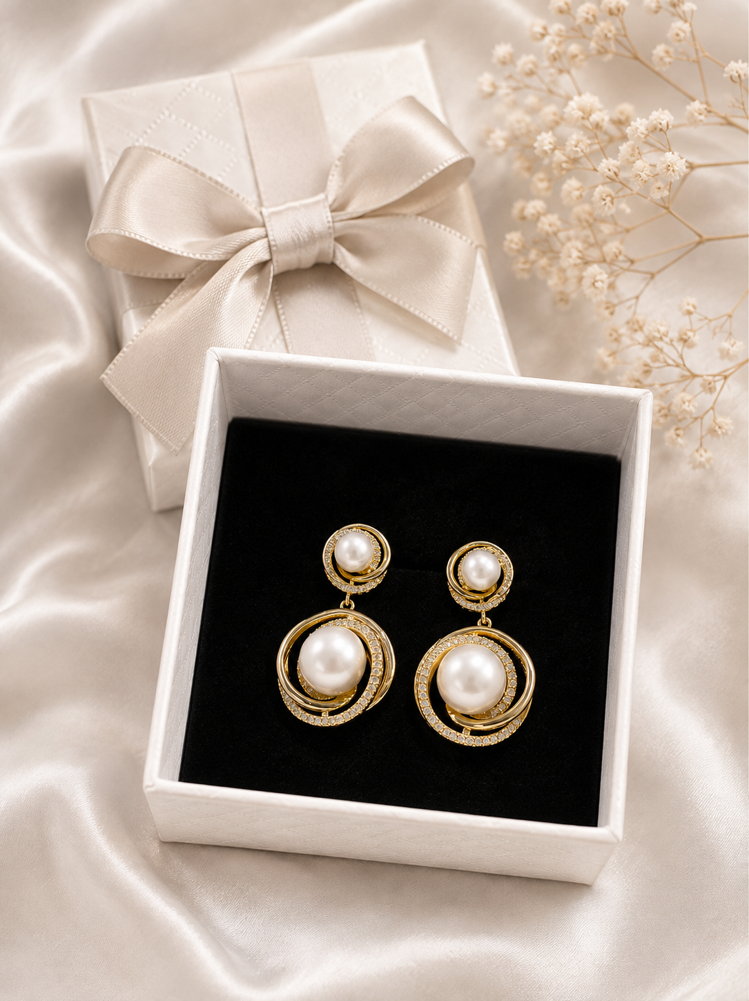 Eleanor Pearl Earrings