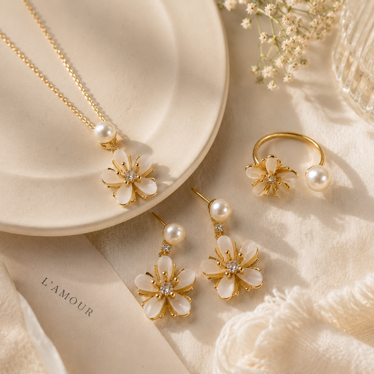 Madeleine Pearl Set