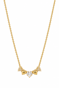 The Amorette Heart Necklace in 18K Gold