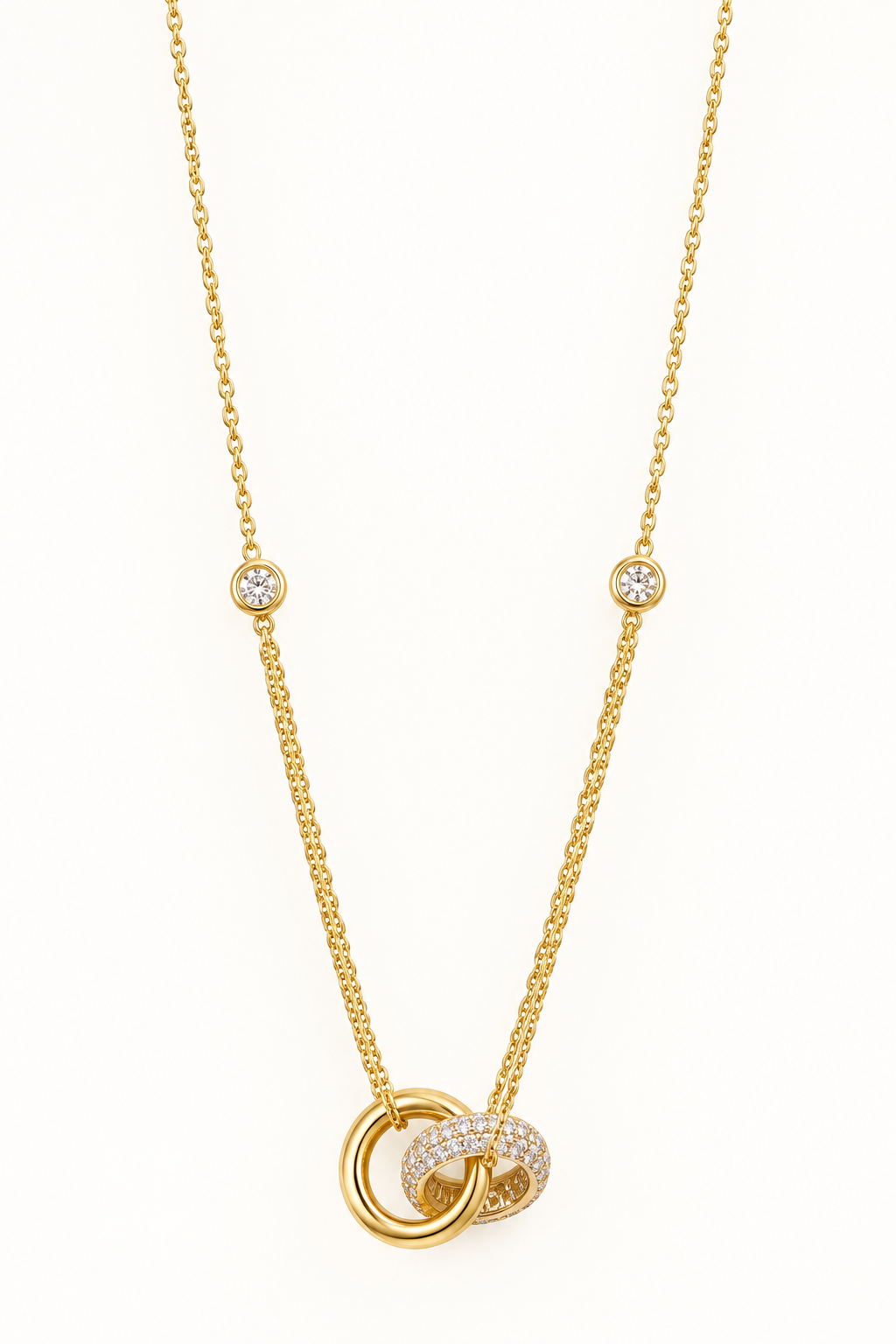The Linked Gold Necklace in 18K Gold