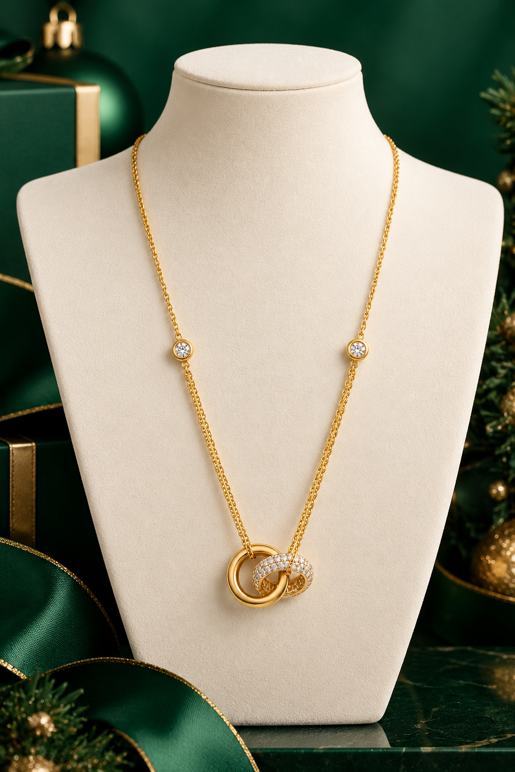 The Linked Gold Necklace in 18K Gold