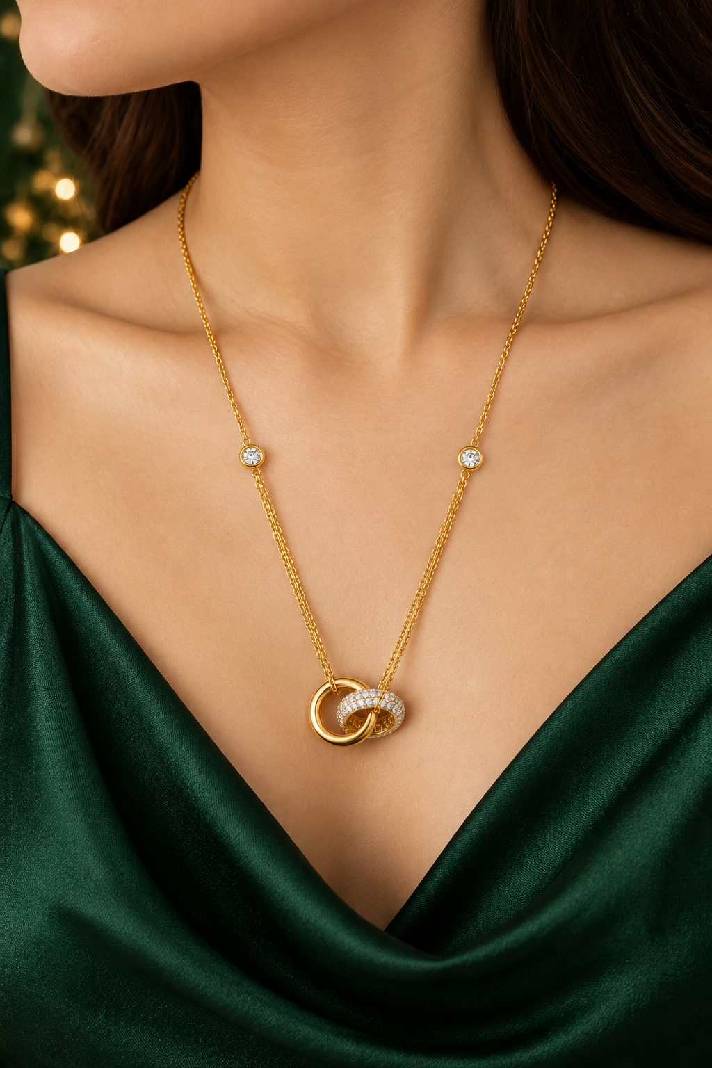 The Linked Gold Necklace in 18K Gold