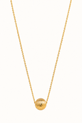 The Solène Gold Sphere Necklace | 18K Yellow Gold