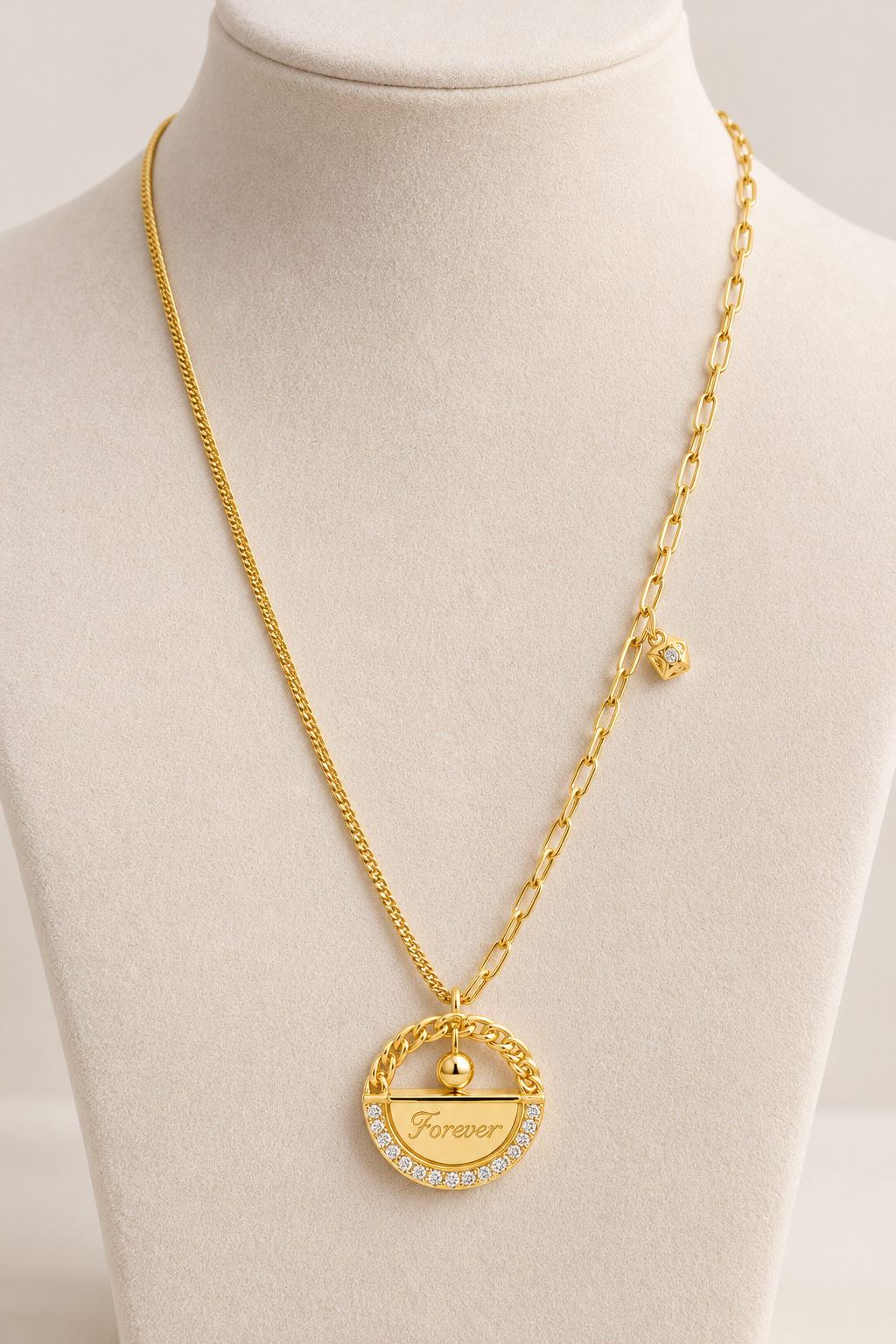The Toujours Forever Necklace | 14K Yellow Gold