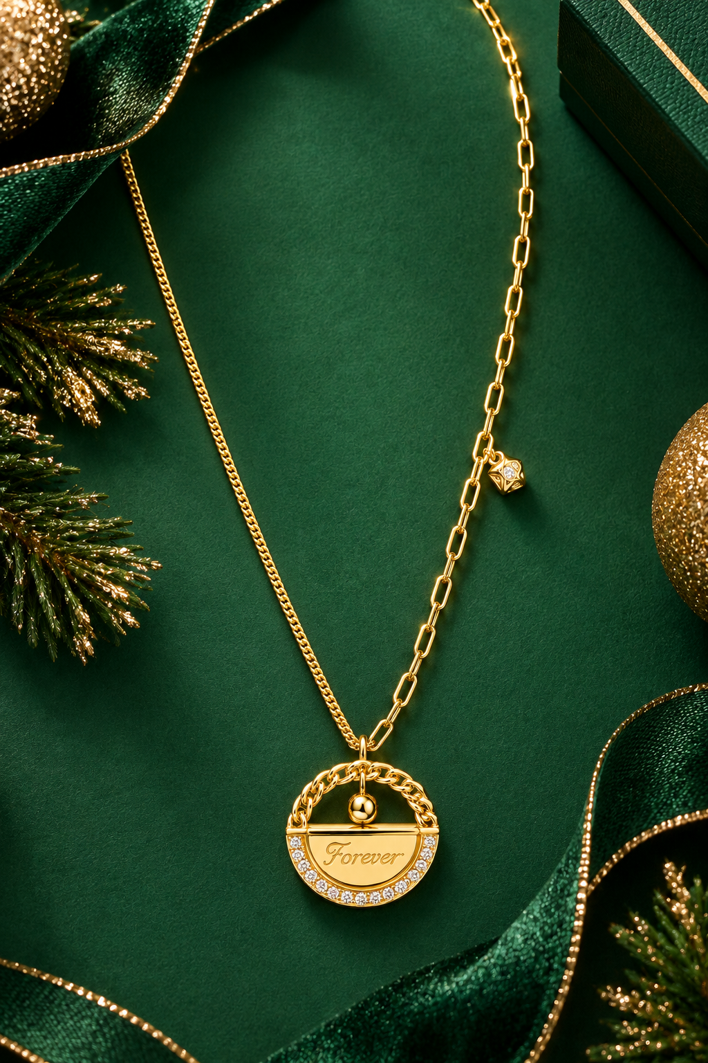 The Toujours Forever Necklace | 14K Yellow Gold
